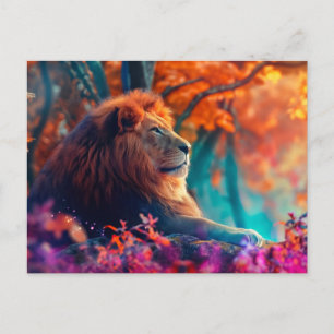 Postal León Regio en Diseño de Bosque Encantado