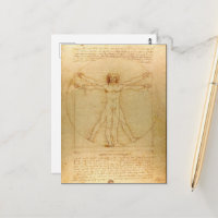 Leonardo Da Vinci, Hombre de Vitruvio, Proporción