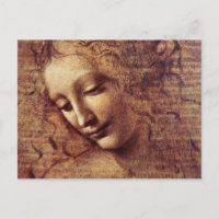 Leonardo Da Vinci - Jefe De Una Joven Mujer