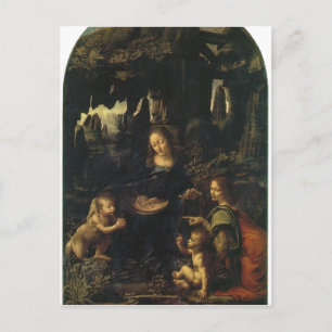 Postal Leonardo da Vinci Madonna en der Felsengrotte, Sze