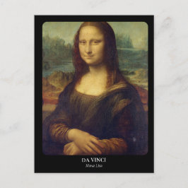 Postal LEONARDO DA VINCI / Mona Lisa