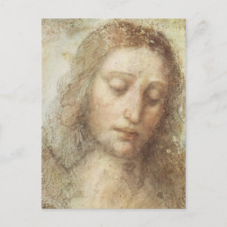 Postal Leonardo DaVinci - El Cristo