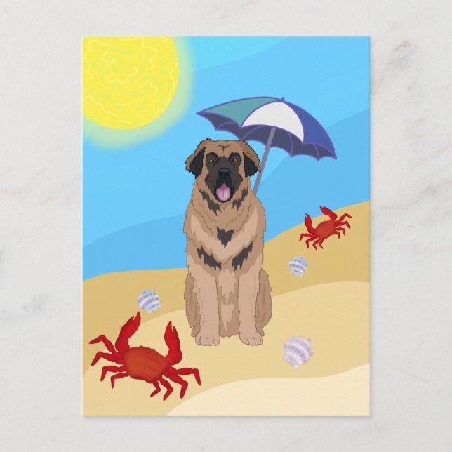 Postal Leonberger Beach (Anverso)