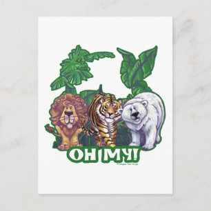 Postal Leones Tigres Osos Oh Dios