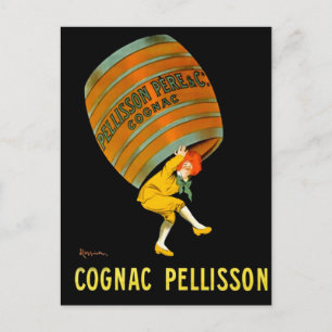 Postal Leonetto Cappiello Cognac Pelisson Publicidad