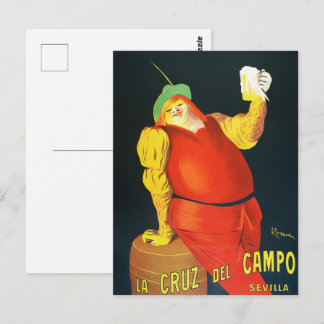 Postal Leonetto Cappiello La Cruz del Campo Beer AD