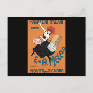 Postal Leonetto Cappiello Magazzini Italiani