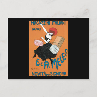 Postal Leonetto Cappiello Magazzini Italiani