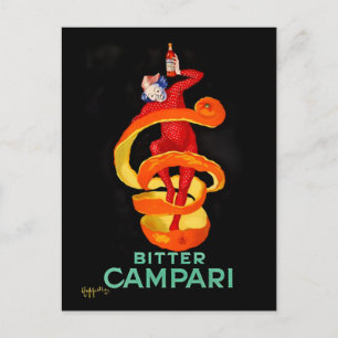 Postal Leonetto Cappiello Naranja amargo Poster de licor