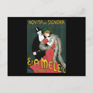 Postal Leonetto Cappiello Novita por signora