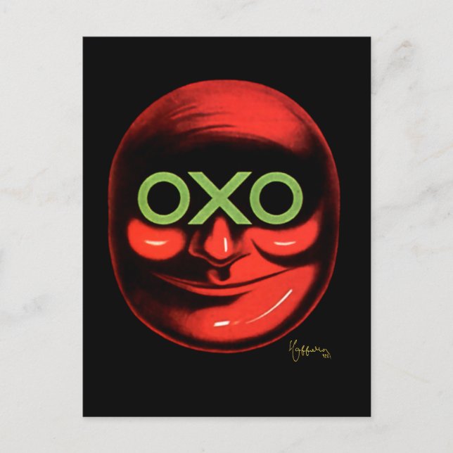 Postal Leonetto Cappiello OXO Poster de Publicidad (Anverso)