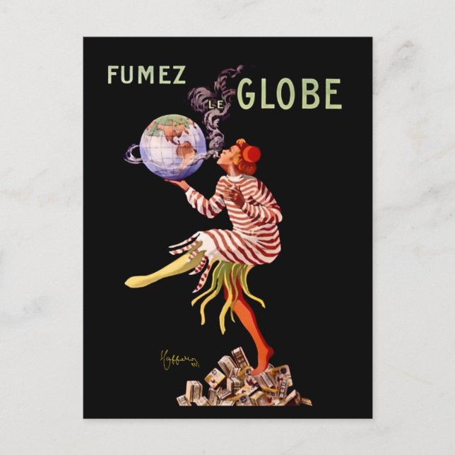 Postal Leonetto Cappiello Poster de publicidad de tabaco (Anverso)