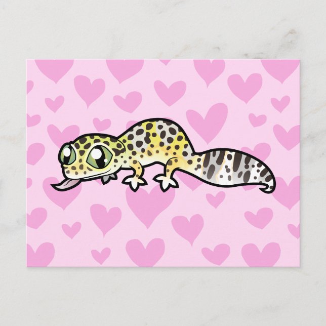 Postal Leopard Gecko Love (Anverso)