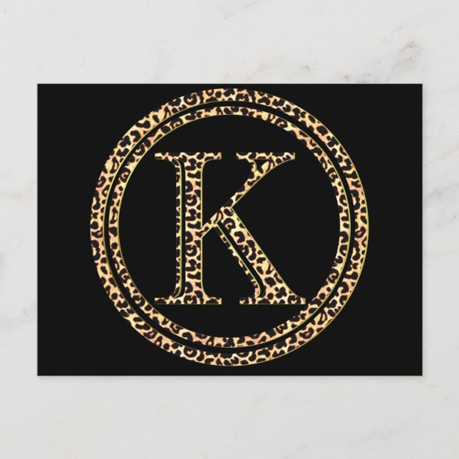 Postal Leopard K (Anverso)