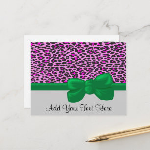 Postal Leopard Print, Leopard Spots, Pink Leopard