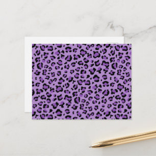 Postal Leopard Print, Leopard Spots, Purple Leopard