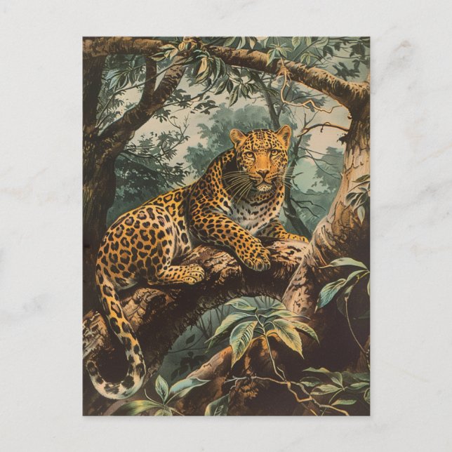 Postal Leopard Vintage (Anverso)