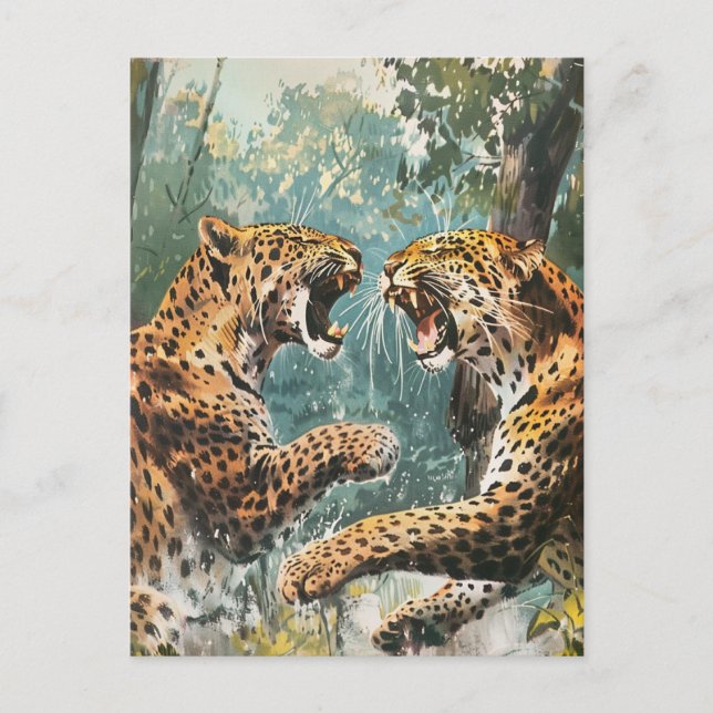 Postal Leopard Vintage (Anverso)