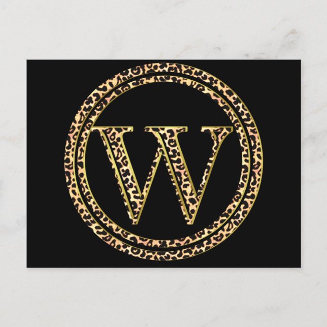 Postal Leopard W (Anverso)