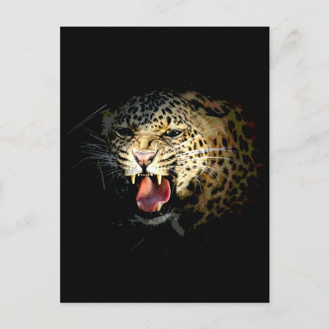 Postal Leopardo (Anverso)