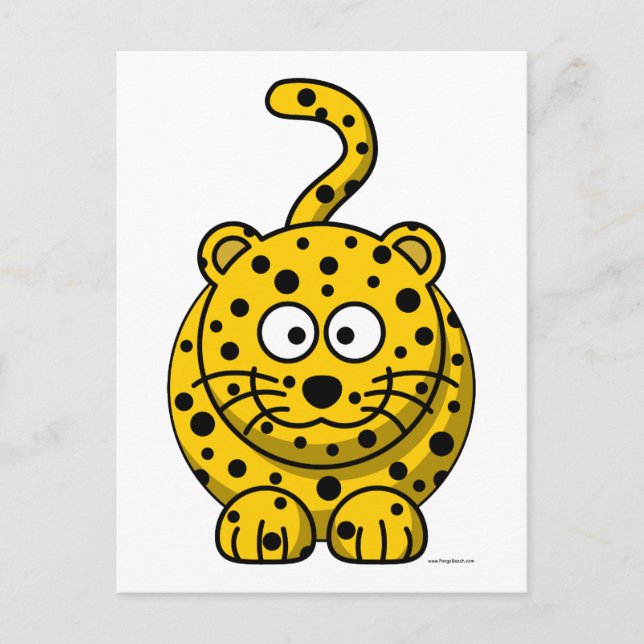 Postal Leopardo (Anverso)
