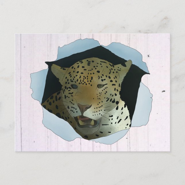 Postal Leopardo (Anverso)