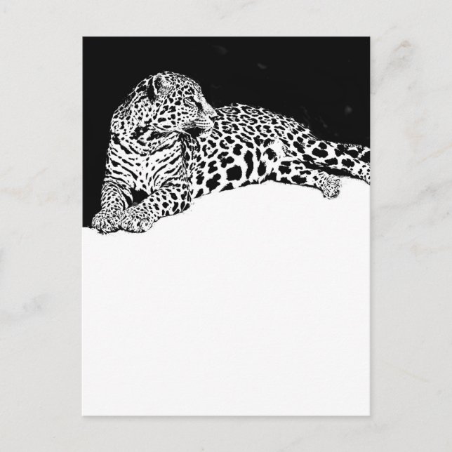 Postal Leopardo (Anverso)