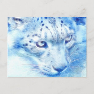 Postal *Leopardo de la nieve* Espíritu salvaje