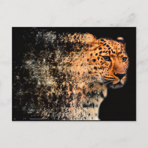 Postal Leopardo destrozado