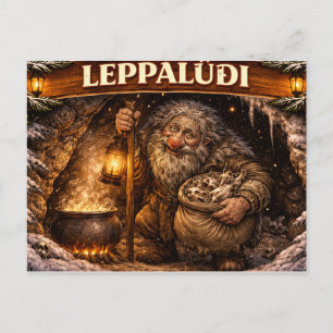 Postal Leppaludi islandés Yule Lad