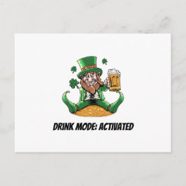 Postal Leprechaun Divertido