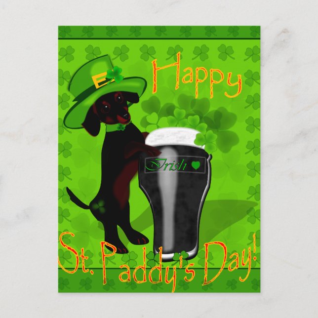Postal Leprechaun Doxie (Anverso)