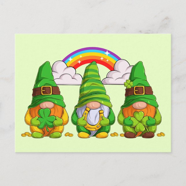 Postal Leprechaun Gnomes (Anverso)