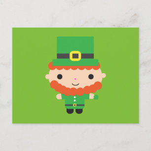 Postal Leprechaun Postcard