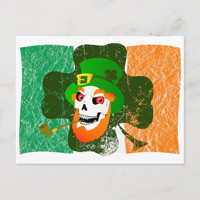 Postal Leprechaun Skull (Anverso)