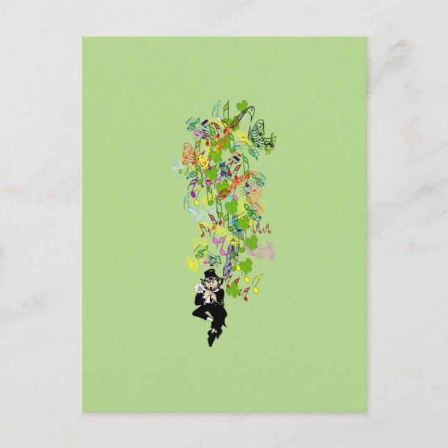 Postal LeprechaunBlackPants (Anverso)