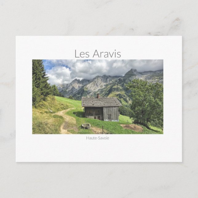Postal Les Aravis - Postcard de Alta Saboya (Anverso)