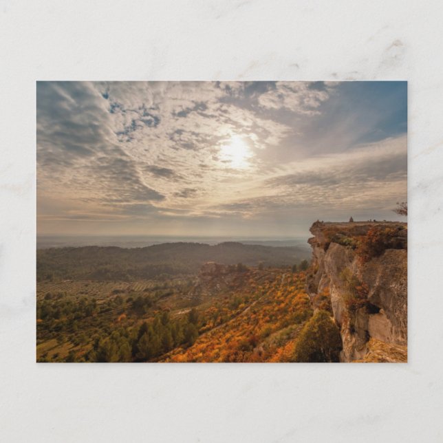 Postal Les Baux-de-Provence, Francia (Anverso)