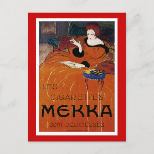 Postal Les Cigarettes Mekka