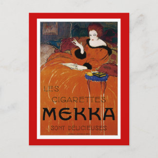 Postal Les Cigarettes Mekka