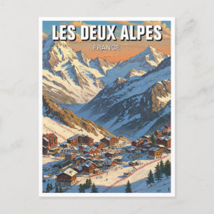 Postal Les Deux Alpes France Viajes