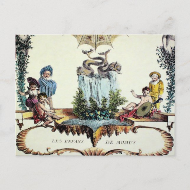 Postal Les Enfans ~ Postcard French Vintage (Anverso)