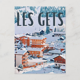 Postal Les Gets Station de ski 