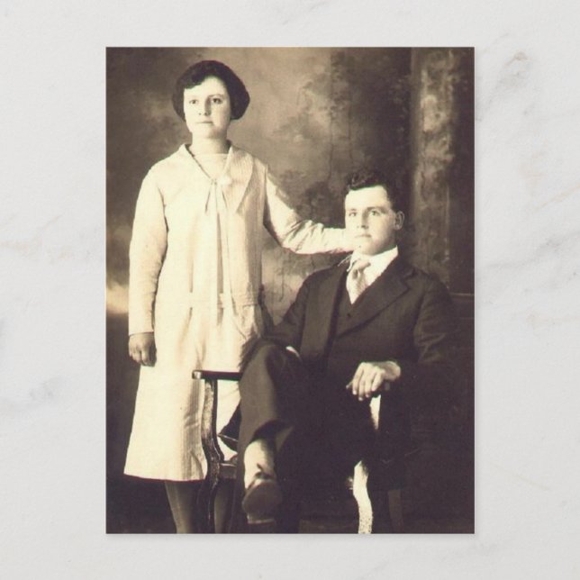 Postal Les jumeaux en 1930 (Anverso)