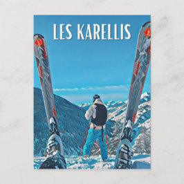 Postal Les Karellis Station de ski