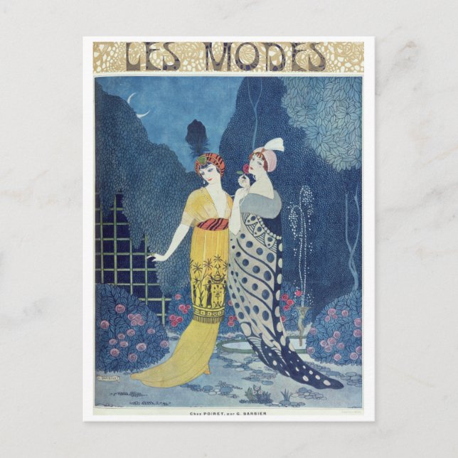 Postal Les Modes (Anverso)
