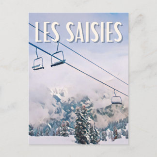 Postal Les Saisies Station de ski