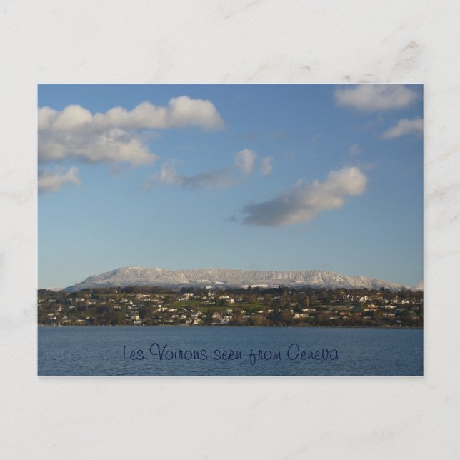 Postal Les Voirons (Anverso)