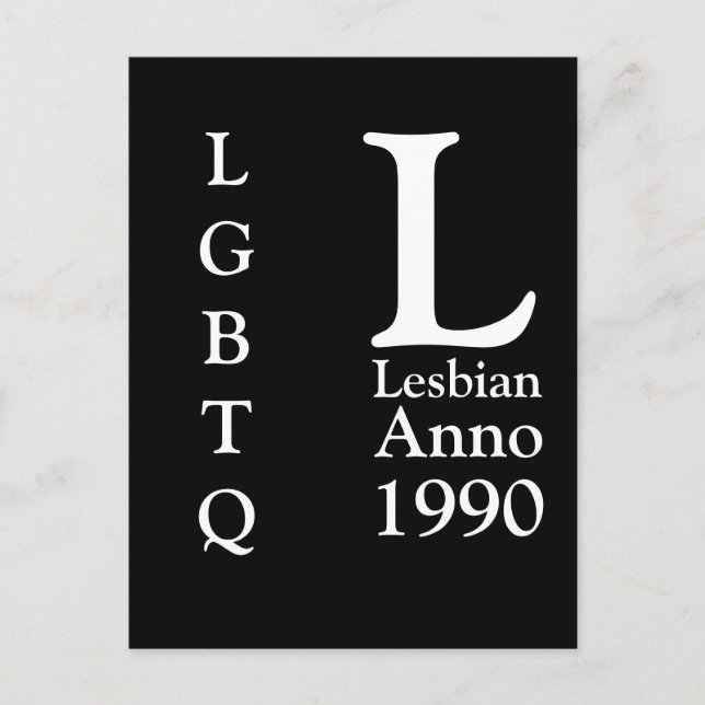 Postal Lesbian Anno ???? | Lesbian Pride   (Anverso)