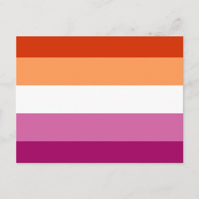 Postal Lesbian Flag (Anverso)